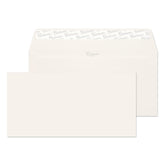 Blake Premium Business Envelopes DL High White Laid Wallet Plain Peel and Seal 120gsm 110x220mm (Pack 50) - 39255